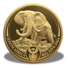 1 oz Gold Elephant  Big Five - Collector Coin