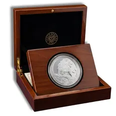 SILVER PROOF 5 OZ COIN - LION - Collector Coin