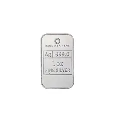 1oz Silver Rand Refinery Bar