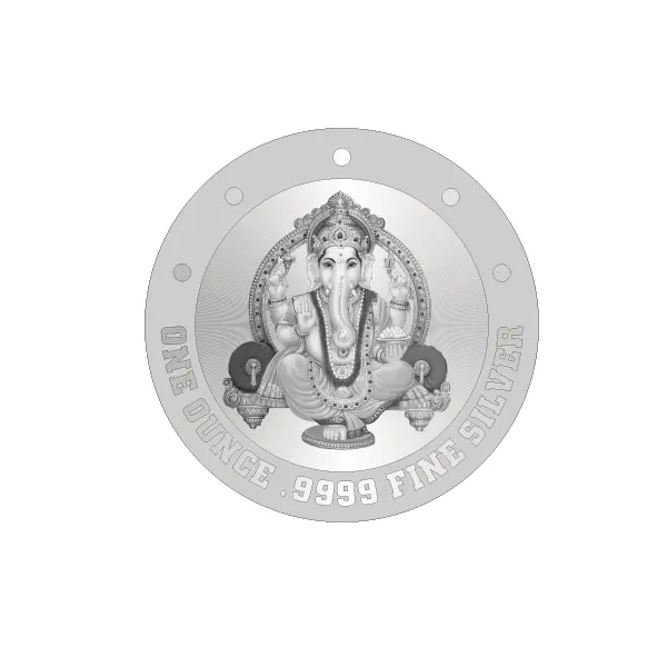 1oz Silver Ganesha Coin