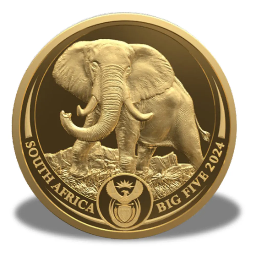 1 oz Gold Elephant  Big Five - Collector Coin