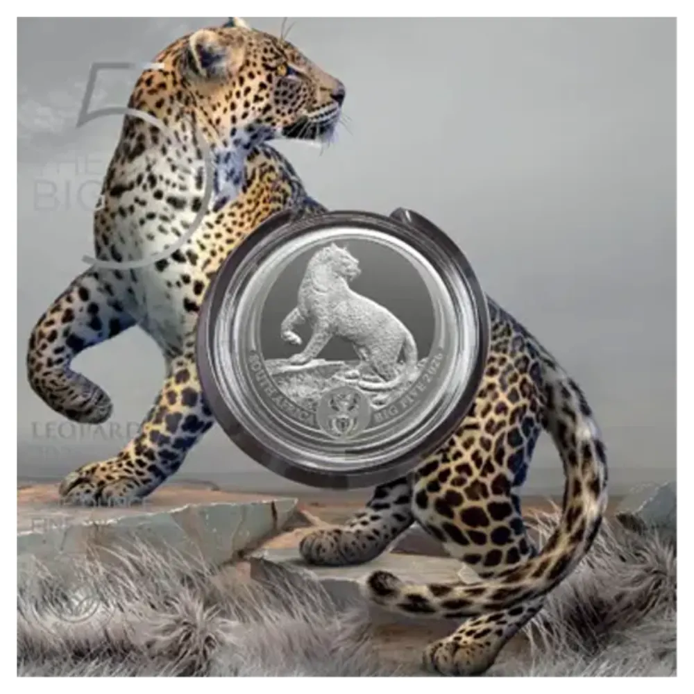 Big Five III (4.) - Leopard- 2026 1 Oz Silver - Collector Coin