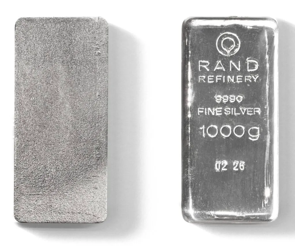 1kg Rand Refinery Silver Bar