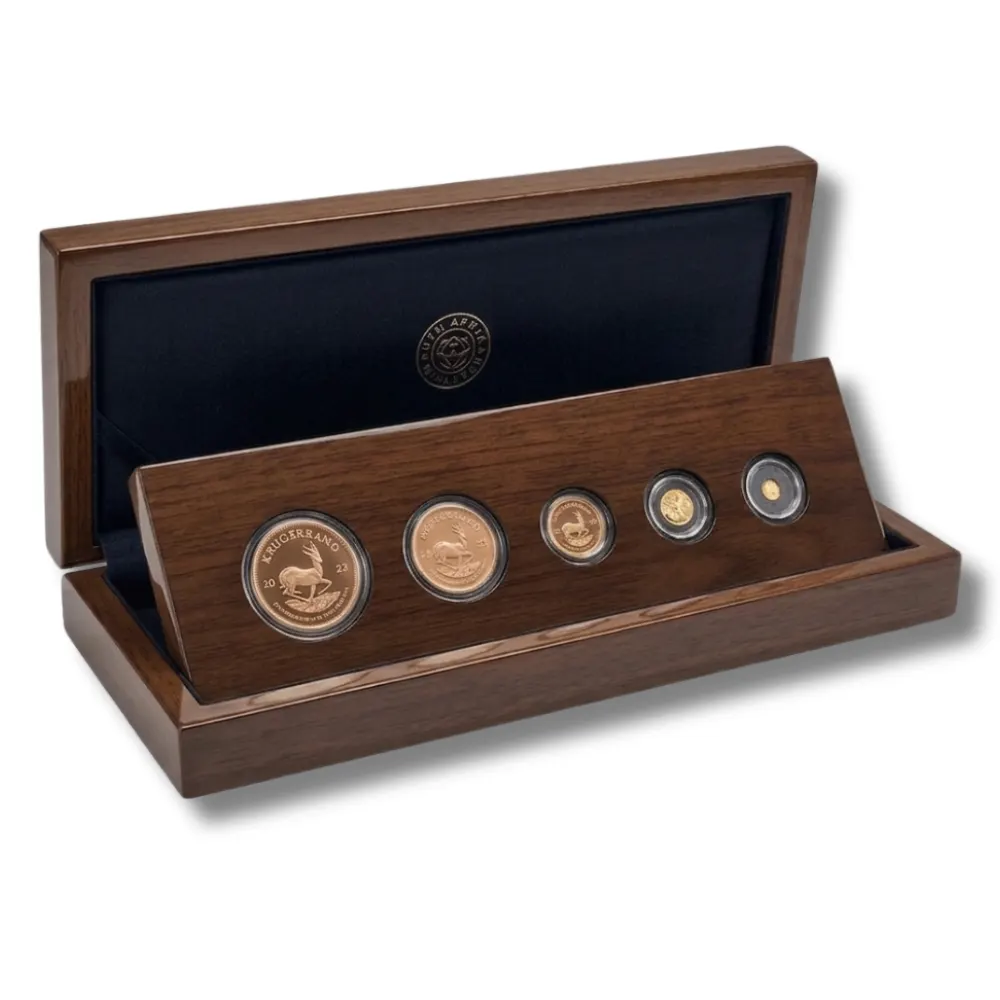 Krugerrand 5 coin Fractional Set - 2023 - Collector Coin