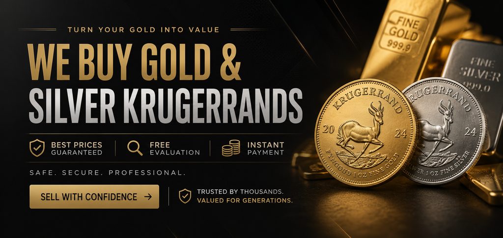 We buy gold and silver Krugerrands — sell to IBV Gold with confidence